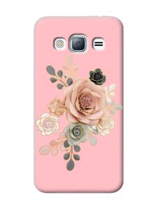 Матовий рожевий чохол на Samsung Galaxy J3 / J310 :: Троянди (принт 275)