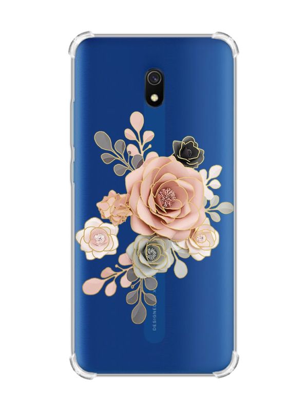 Чохол з потовщеними кутами на Xiaomi Redmi 8A :: Троянди (принт 275)