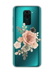 Прозорий чохол на Xiaomi Redmi Note 9 :: Троянди (принт 275)