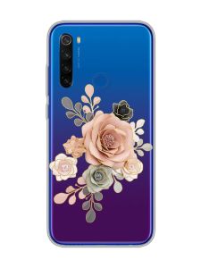 Прозорий чохол на Xiaomi Redmi Note 8T :: Троянди (принт 275)