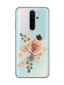 Прозорий чохол на Xiaomi Redmi Note 8 Pro :: Троянди (принт 275)