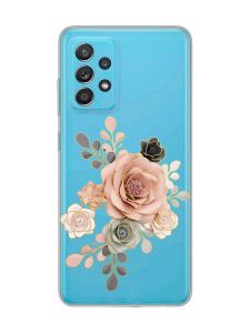 Прозорий чохол на Samsung Galaxy A52 :: Троянди (принт 275)