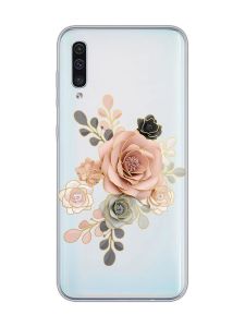 Прозорий чохол на Samsung Galaxy A50 (2019) A505 :: Троянди (принт 275)