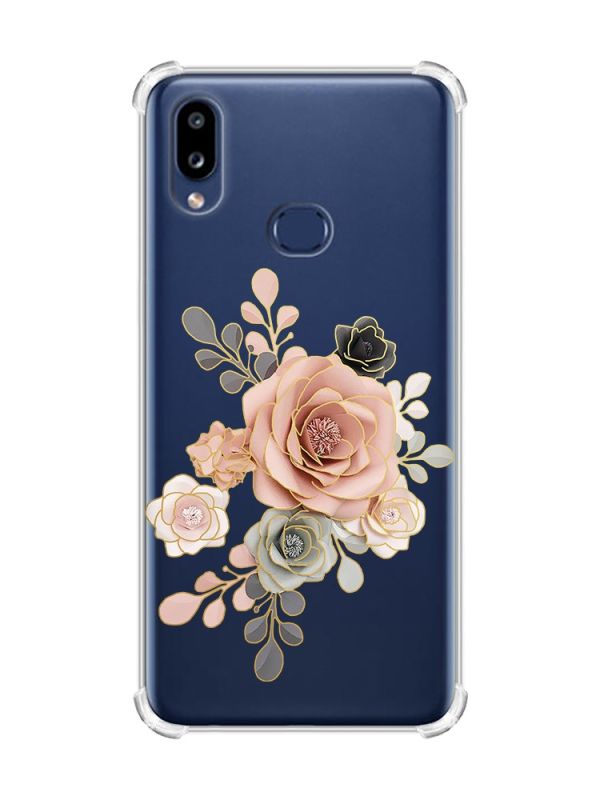 Чохол з потовщеними кутами на Samsung Galaxy A10s/A107 :: Троянди (принт 275)