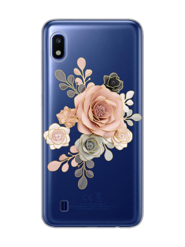 Прозорий чохол на Samsung Galaxy A10 (2019) A105 :: Троянди (принт 275)