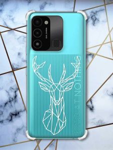 Чохол з потовщеними кутами на TECNO Spark Go 2022 :: Олень (принт 129)