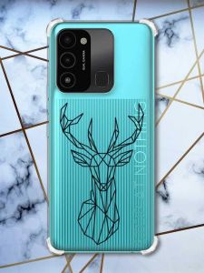 Чохол з потовщеними кутами на TECNO Spark Go 2022 :: Олень (принт 128)