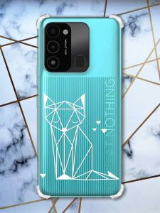 Чохол з потовщеними кутами на TECNO Spark Go 2022 :: Лисиця (принт 127)