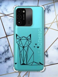 Чохол з потовщеними кутами на TECNO Spark Go 2022 :: Лисиця (принт 126)