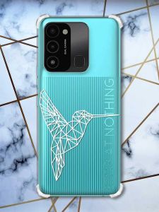 Чохол з потовщеними кутами на TECNO Spark Go 2022 :: Колібрі (принт 123)