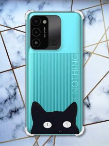 Чохол з потовщеними кутами на TECNO Spark Go 2022 :: Котик (принт 119)