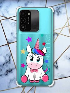 Чохол з потовщеними кутами на TECNO Spark Go 2022 :: Єдиноріг (принт 102)