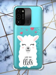 Чохол з потовщеними кутами на TECNO Spark Go 2022 :: Лама (принт 94)