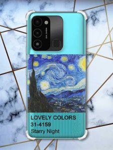 Чохол з потовщеними кутами на TECNO Spark Go 2022 :: Зоряна ніч (принт 74)