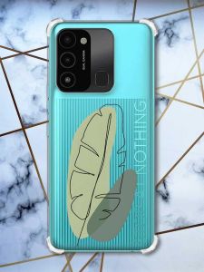 Чохол з потовщеними кутами на TECNO Spark Go 2022 :: Листочок (принт 65)