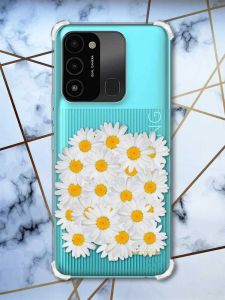 Чохол з потовщеними кутами на TECNO Spark Go 2022 :: Букет ромашок (принт 40)