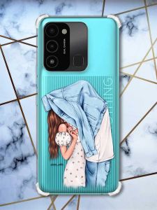 Чохол з потовщеними кутами на TECNO Spark Go 2022 :: Поцілунок (принт 33)