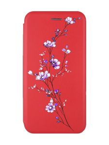 Чохол-книжка з малюнком для Samsung Galaxy A31 Червоний :: Гілочка квітів (принт 278)