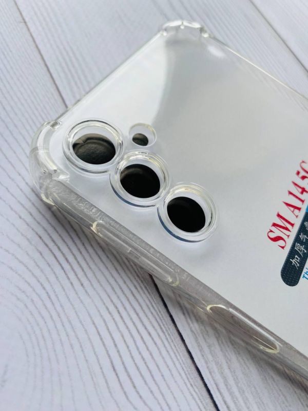 Прозорий силіконовий чохол з потовщеними кутами Samsung A14 5G
