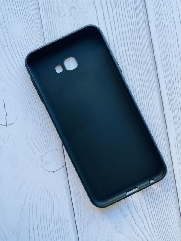 Силіконовий чохол з камінцями на тканині для Samsung Galaxy J6 Plus Червоний
