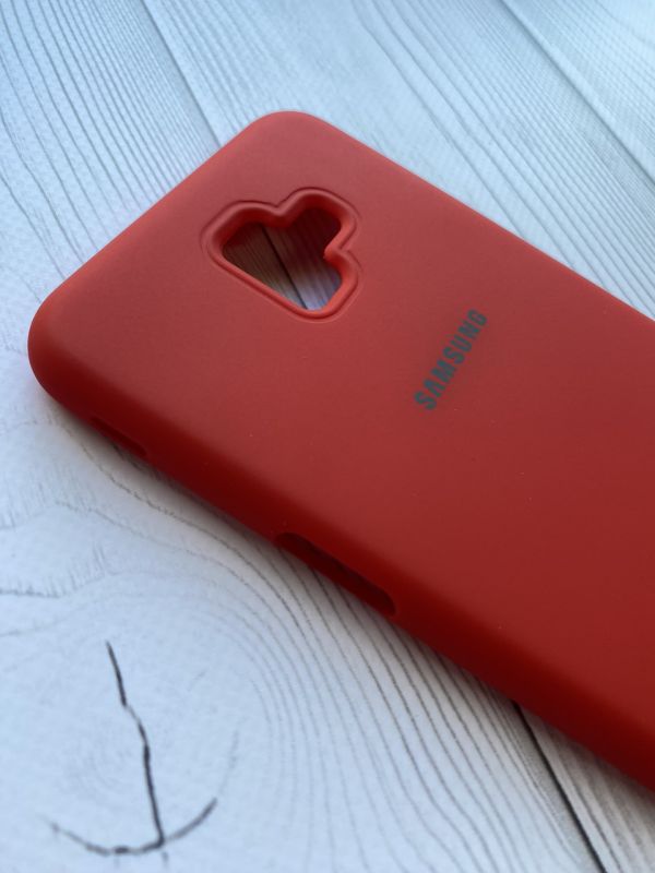 Силіконовий чохол Silicone Case для Samsung Galaxy J6 Plus Червоний