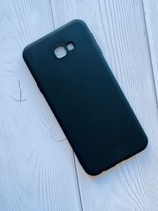 Силіконовий матовий чохол для Samsung Galaxy J4 Plus Чорний