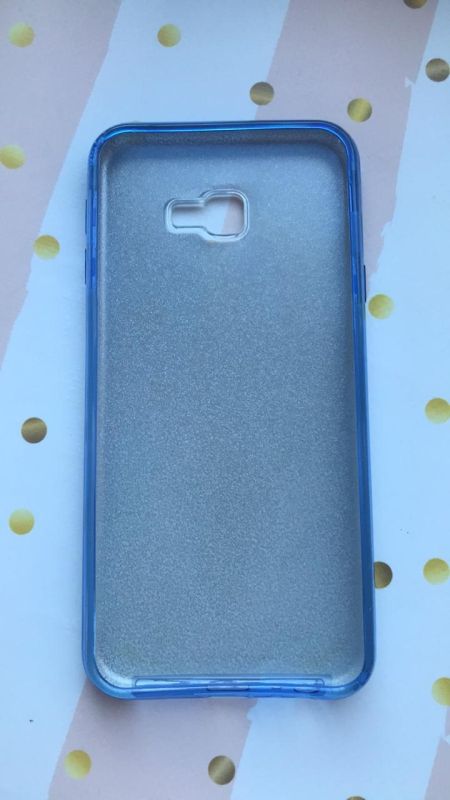 Пластиковий чохол для Samsung Galaxy J4 Plus Блискучий. Синій