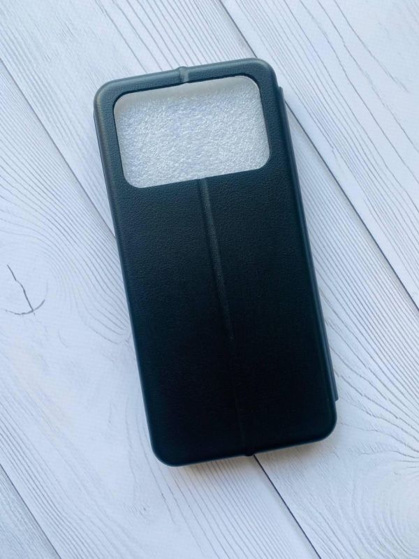 Чохол-книжка з малюнком для Xiaomi Poco C40 Чорний :: Українка Арт (принт 3)