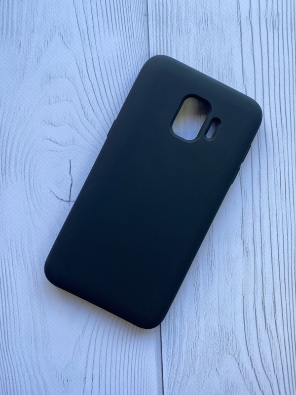 Силіконовий матовий чохол для Samsung Galaxy J2 Core Чорний