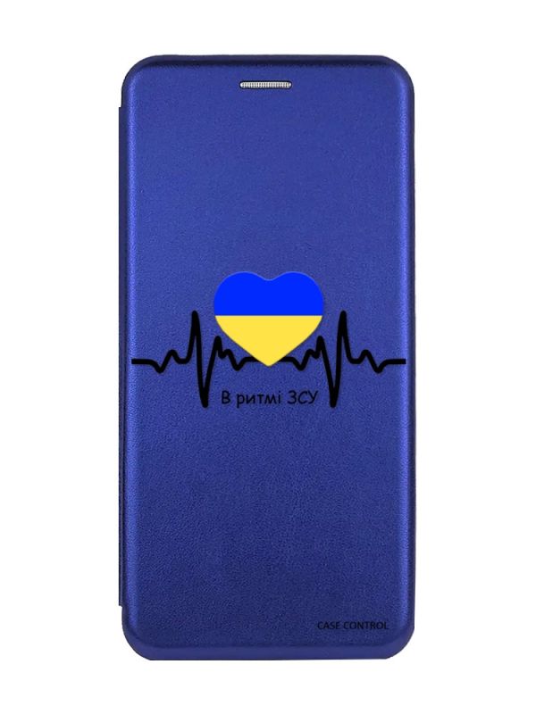 Чохол-книжка з малюнком для Samsung Galaxy A10 (2019) A105 Синій :: В ритмі ЗСУ (принт 70)