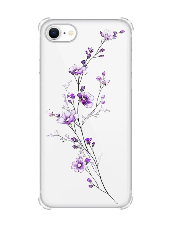 Чохол з потовщеними кутами на iPhone 7/ 7s/ 8/ 8s :: Гілочка квітів (принт 278)