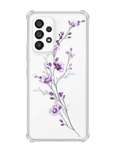 Чохол з потовщеними кутами на Samsung Galaxy A53 :: Гілочка квітів (принт 278)