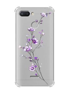 Чохол із потовщеними кутами для Xiaomi Redmi 6 :: Гілочка квітів (принт 278)