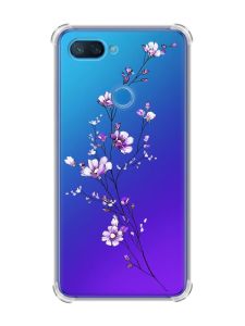 Чохол із потовщеними кутами на Xiaomi Mi 8 Lite :: Гілочка квітів (принт 278)