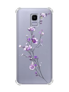 Чохол із потовщеними кутами на Samsung Galaxy J6 (2018) J600F :: Гілочка квітів (принт 278)