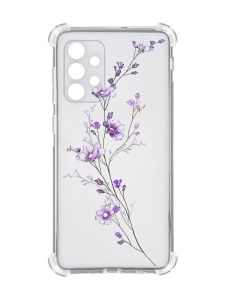 Чохол із потовщеними кутами на Oppo A72 5G :: Гілочка квітів (принт 278)