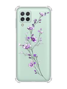 Чохол із потовщеними кутами на Samsung Galaxy A22 5G / A22s 5G :: Гілочка квітів (принт 278)