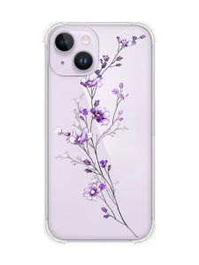 Чохол із потовщеними кутами на iPhone 14 :: Гілочка квітів (принт 278)