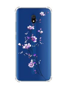 Чохол з потовщеними кутами на Xiaomi Redmi 8A :: Гілочка квітів (принт 278)