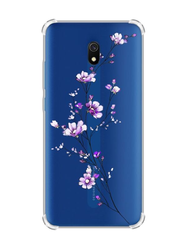 Чохол з потовщеними кутами на Xiaomi Redmi 8A :: Гілочка квітів (принт 278)