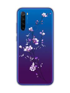 Прозорий чохол на Xiaomi Redmi Note 8T :: Гілочка квітів (принт 278)