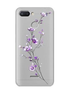 Прозорий чохол на Xiaomi Redmi 6  :: Гілочка квітів (принт 278)