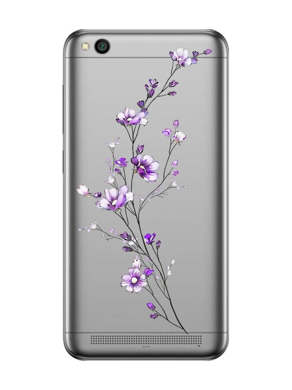 Прозорий чохол на Xiaomi Redmi 5A :: Гілочка квітів (принт 278)