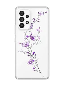 Прозорий чохол на Samsung Galaxy A53  :: Гілочка квітів (принт 278)