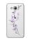 Прозорий чохол на Samsung Galaxy J7(2016) J710 :: Гілочка квітів (принт 278)