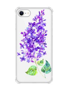 Чохол з потовщеними кутами на iPhone 7/ 7s/ 8/ 8s :: Гілочка бузку (принт 280)