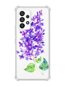 Чохол з потовщеними кутами на Samsung Galaxy A53 :: Гілочка бузку (принт 280)