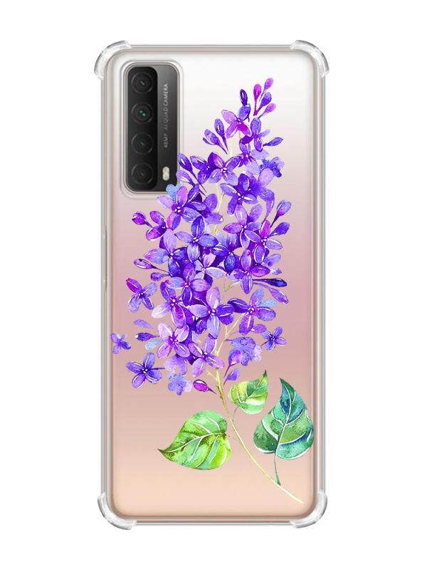 Чохол з потовщеними кутами на Huawei P Smart 2021 :: Гілочка бузку (принт 280)