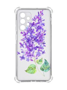 Чохол із потовщеними кутами на Oppo A72 5G :: Гілочка бузку (принт 280)