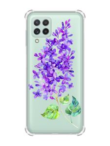 Чохол із потовщеними кутами на Samsung Galaxy A22 5G / A22s 5G :: Гілочка бузку (принт 280)